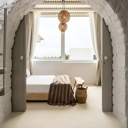 شقة Cavos Paros Rooftop Boho-chic Design & Sea Views