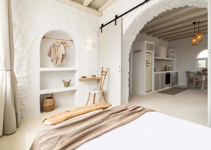 Cavos Paros Rooftop Boho-chic Design & Sea Views Appartamento *