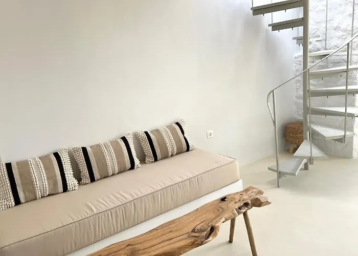 Lägenhet Cavos Paros Rooftop Boho-chic Design & Sea Views *