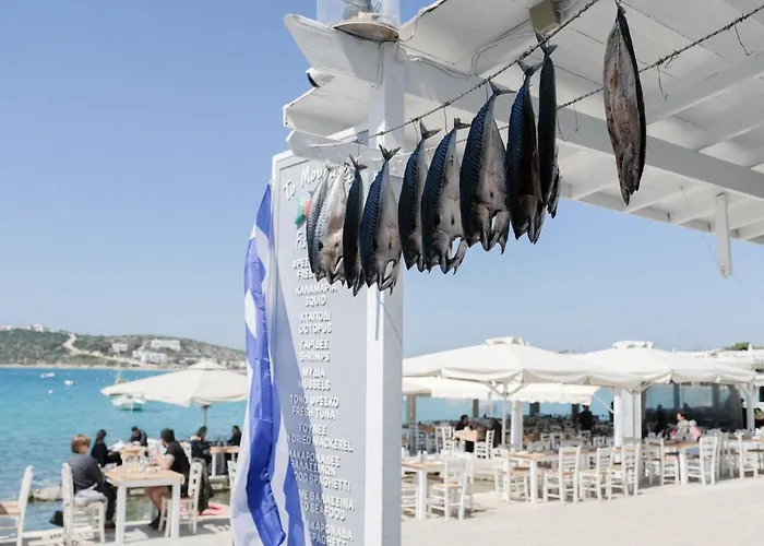 Cavos Paros Rooftop Boho-chic Design & Sea Views Appartamento