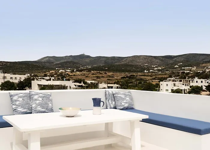 Lägenhet Cavos Paros Rooftop Boho-chic Design & Sea Views Alikí