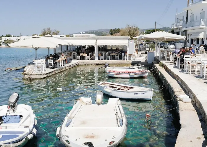 Cavos Paros Rooftop Boho-chic Design & Sea Views Lägenhet Alikí